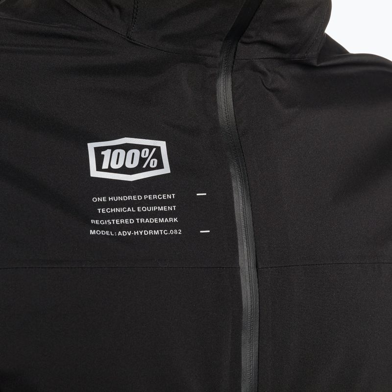 Giacca da ciclismo da uomo 100% Hydromatic Jacket nero 3