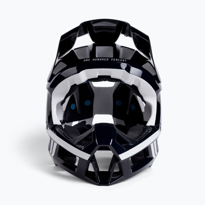 Casco bici 100% Trajecta Casco W Fidlock Integrale nero bianco 2