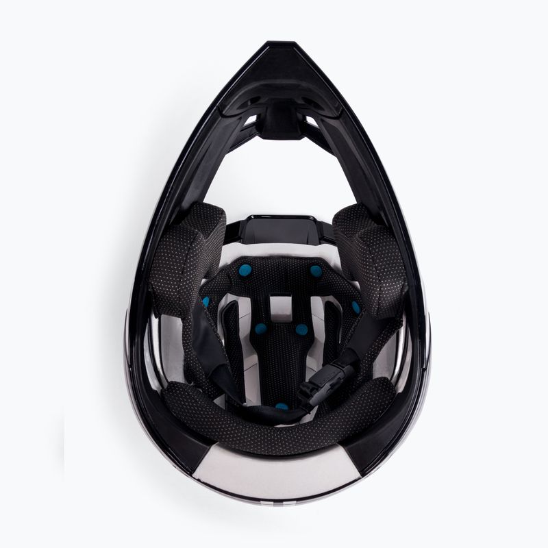 Casco bici 100% Trajecta Casco W Fidlock Integrale nero bianco 5