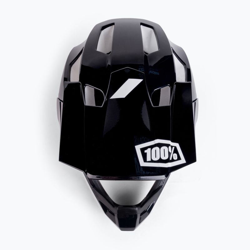 Casco bici 100% Trajecta Casco W Fidlock Integrale nero bianco 6