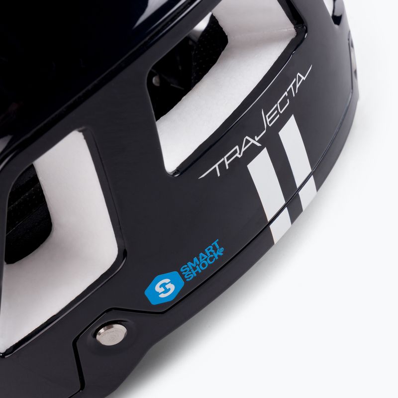 Casco bici 100% Trajecta Casco W Fidlock Integrale nero bianco 7