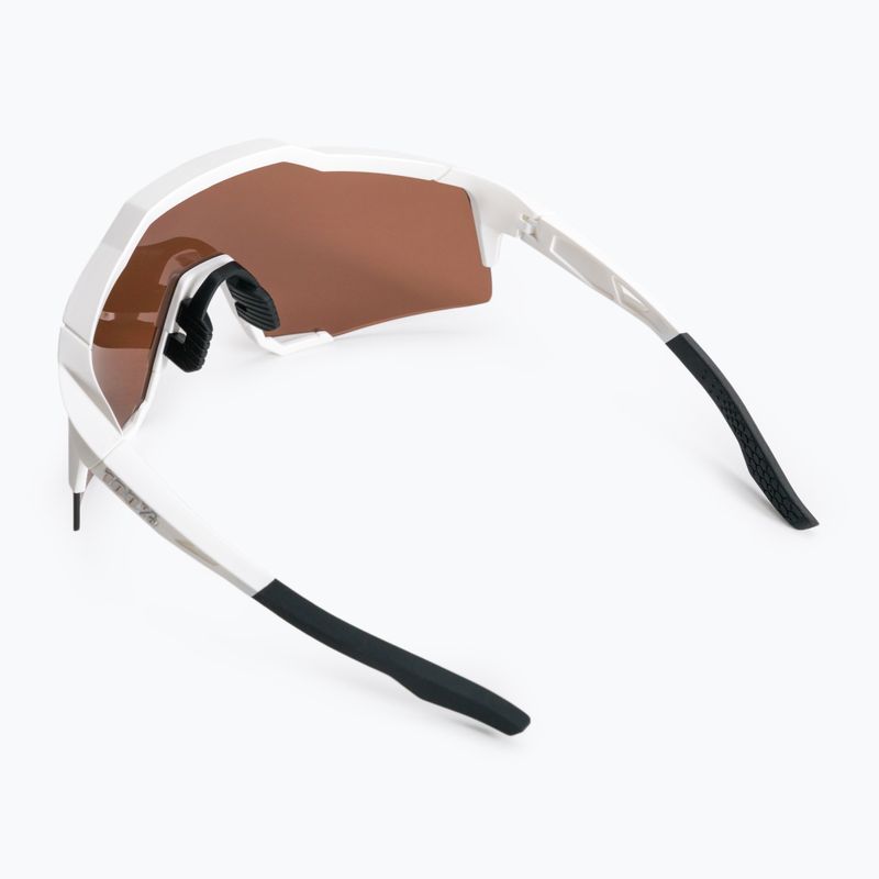 Occhiali da sole 100% Speedcraft con lenti a specchio bianco opaco/argento opaco 2