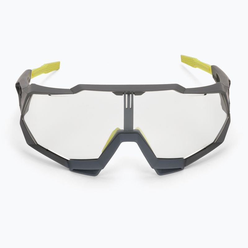 100% Speedtrap Occhiali da sole con lenti fotocromatiche, tatto morbido e grigio freddo 3