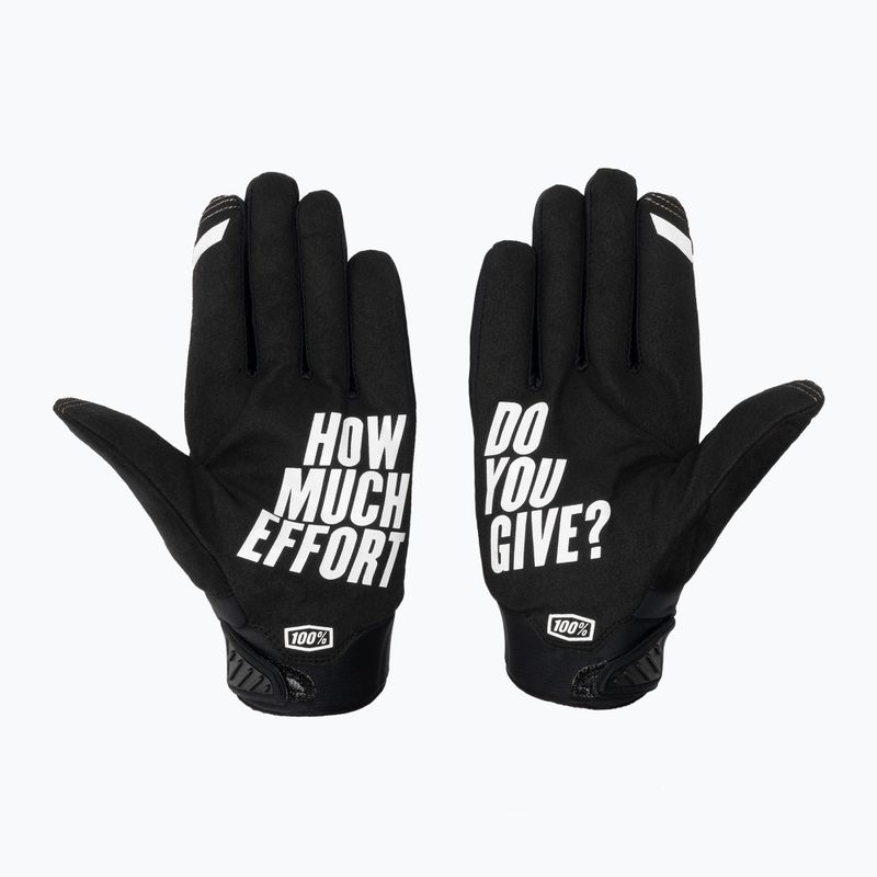 Guanti da ciclismo 100% Brisker nero 2