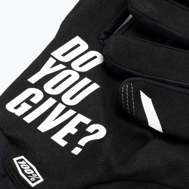 Guanti da ciclismo 100% Brisker nero 4