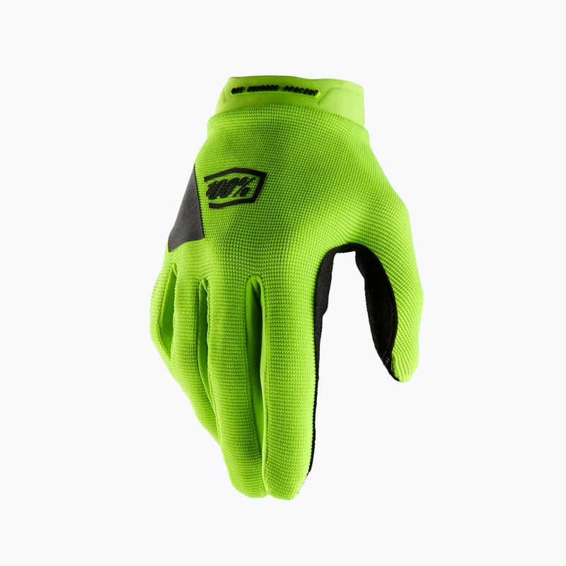 Guanti da ciclismo 100% Ridecamp giallo fluorescente 5