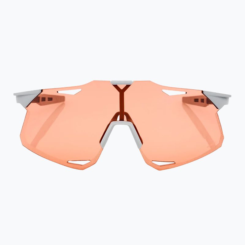 100% Occhiali da sole Hypercraft grigio pietra opaco/corallo iprico 2