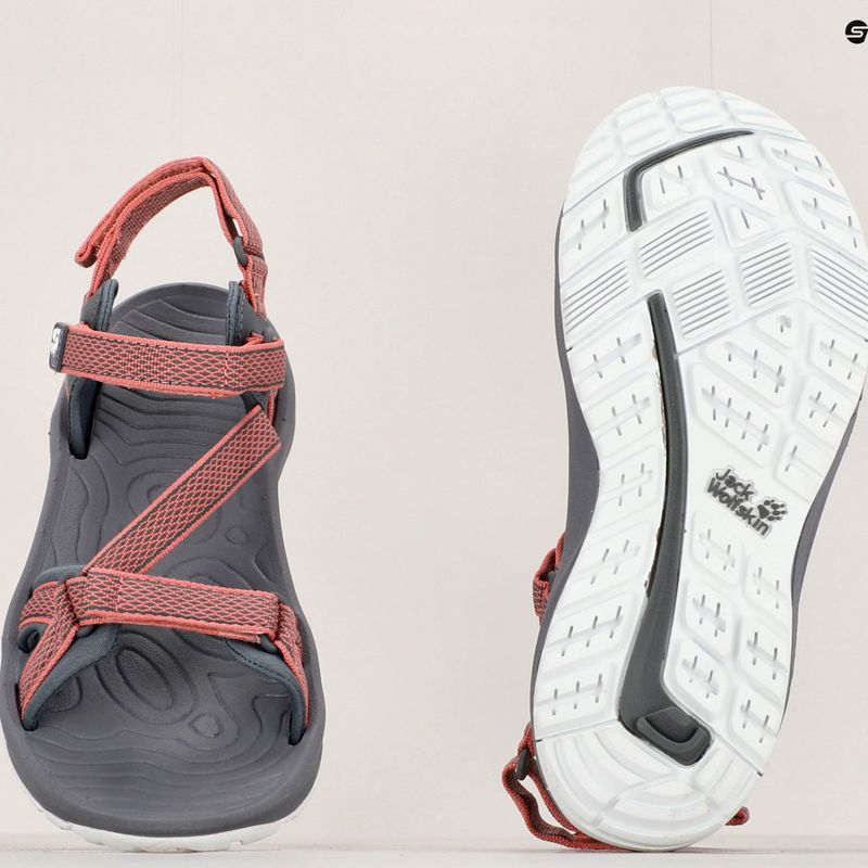 Sandali da trekking da donna Jack Wolfskin Lakewood Ride rosa quarzo 9