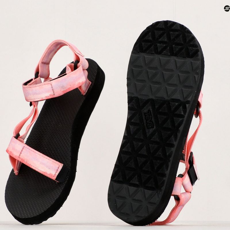 Sandali Teva Original Universal Tie-Dye rosa sorbetto da donna 9