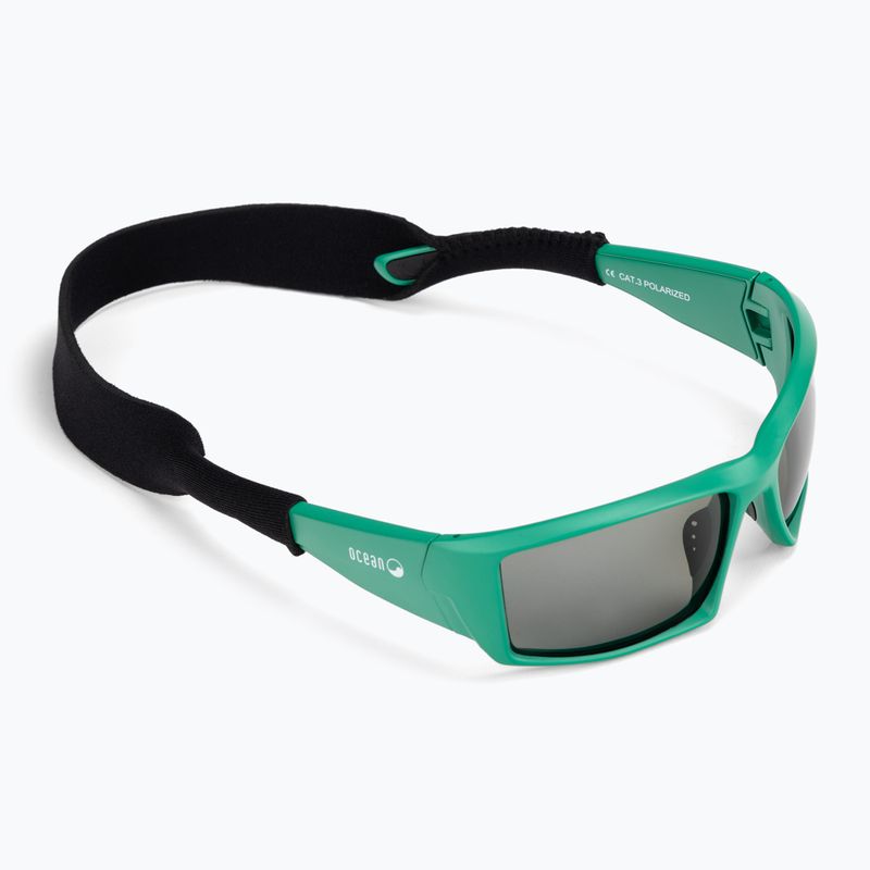 Occhiali da sole Ocean Aruba verde opaco/fumè 6