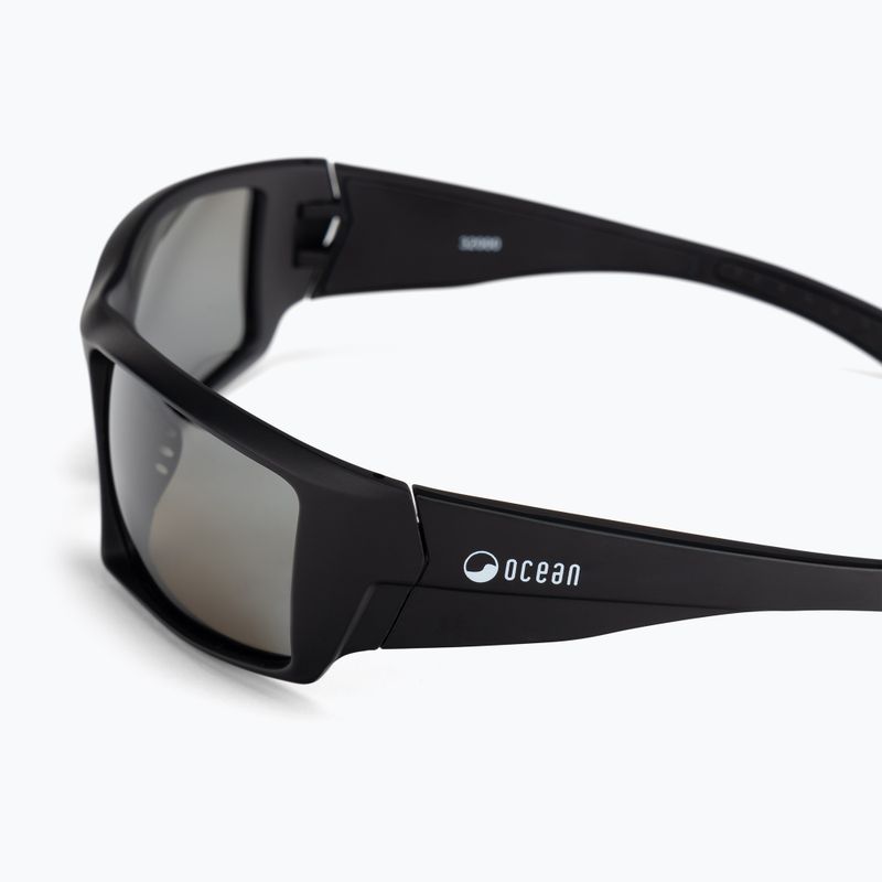 Occhiali da sole Ocean Aruba nero opaco/fumo 4