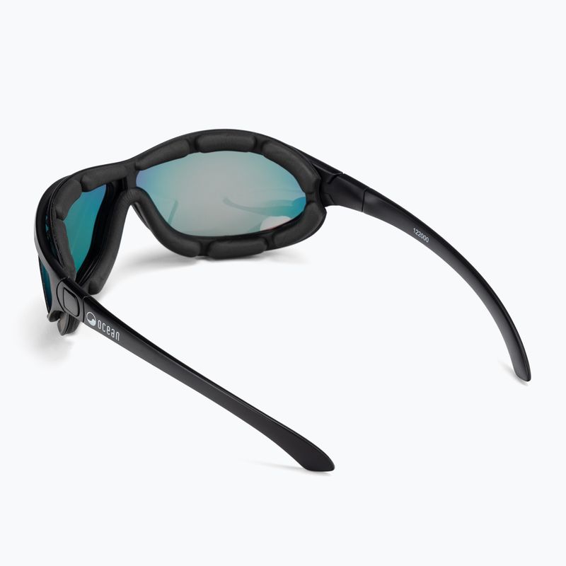 Occhiali da sole Ocean Sunglasses Tierra De Fuego nero opaco/rosso vivo 2