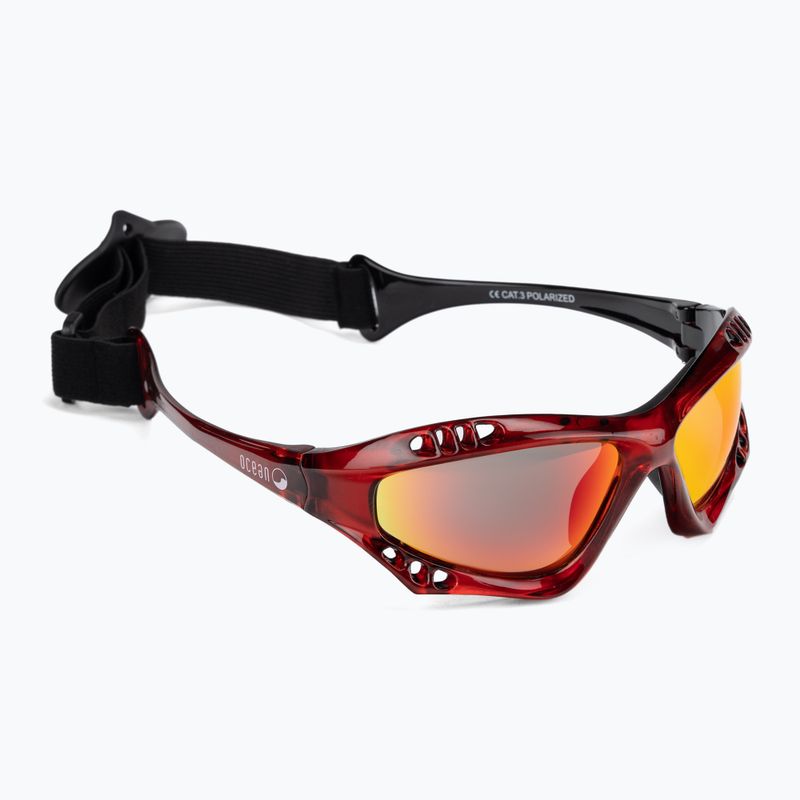 Occhiali da sole Ocean Australia rosso trasparente/revo