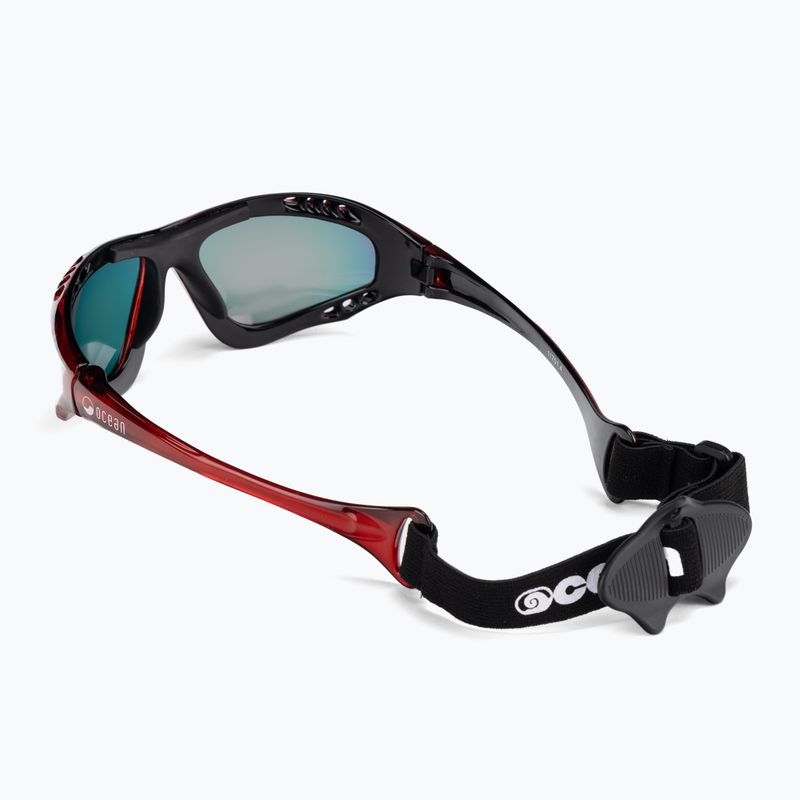 Occhiali da sole Ocean Australia rosso trasparente/revo 2