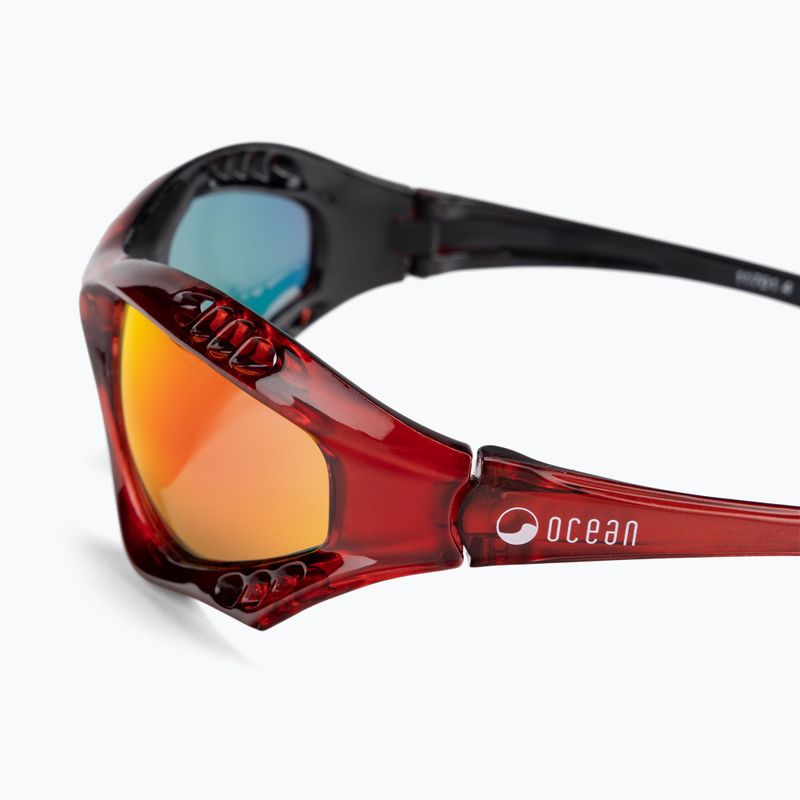 Occhiali da sole Ocean Australia rosso trasparente/revo 4