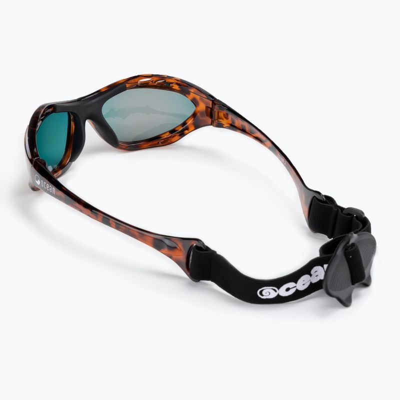 Occhiali da sole Ocean Cumbuco, marrone demi/rosso revo 2