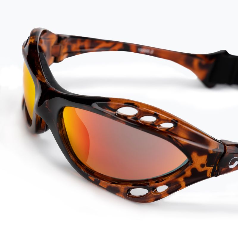 Occhiali da sole Ocean Cumbuco, marrone demi/rosso revo 5