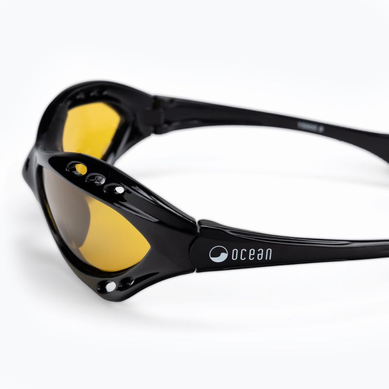 Occhiali da sole Ocean Cumbuco nero/giallo lucido 4
