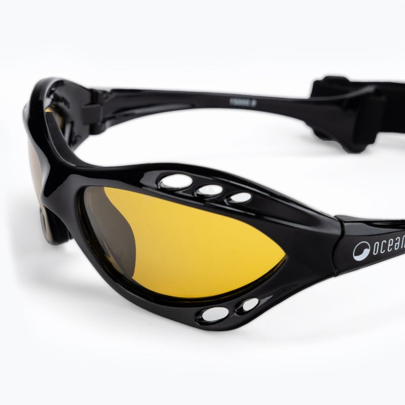 Occhiali da sole Ocean Cumbuco nero/giallo lucido 5