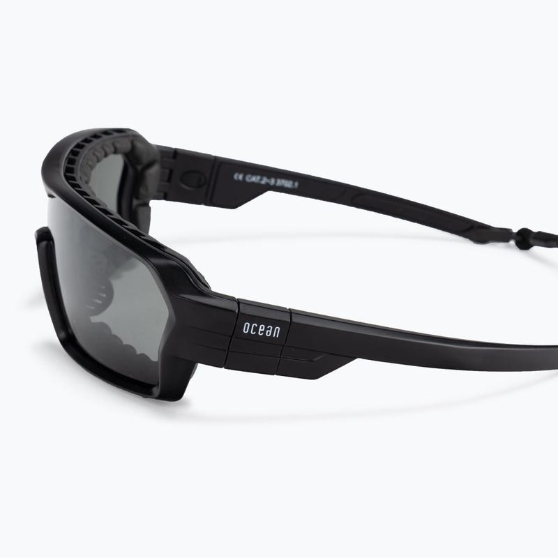 Occhiali da sole Ocean Sunglasses Chameleon nero opaco/affumicato/nero 4