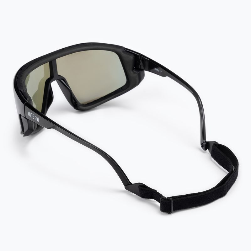 Occhiali da sole Ocean Waterkilly nero lucido/blu reale 2