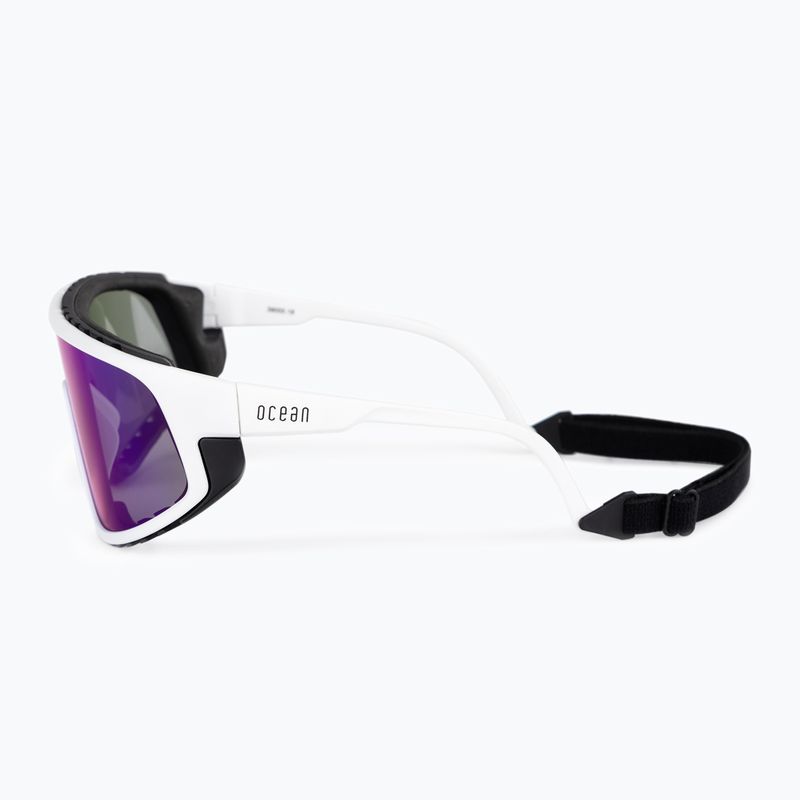 Occhiali da sole Ocean Waterkilly bianco/blu reale 4