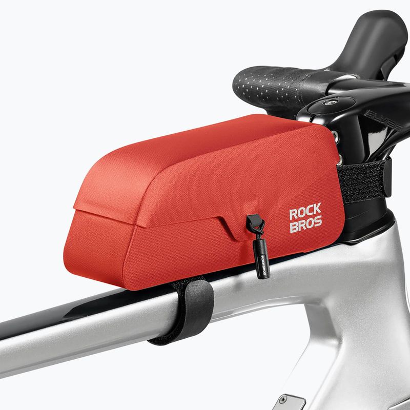 Borsa da bici per telaio Rockbros 30120122 Bike Tube Bag Magnetic L 0,9 l red 2
