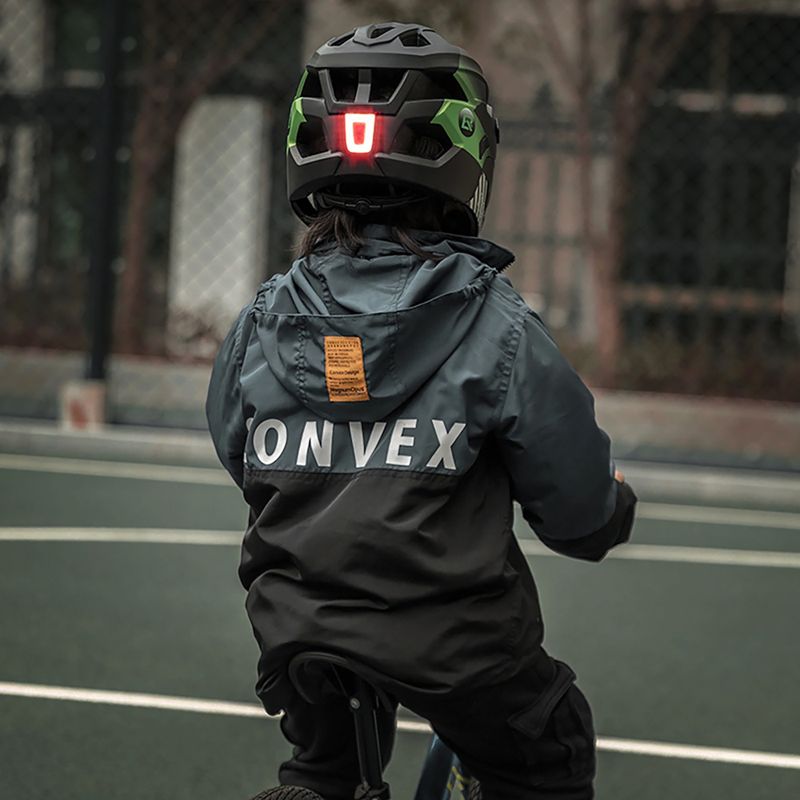 Casco da ciclismo per bambini Rockbros 10110061003 Kids Helmet black/ti-green 4