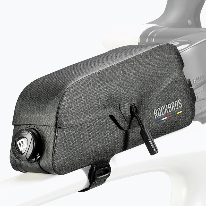 Borsa da bici per telaio Rockbros 30120123001 Road to Sky Frame Bag Magnetic S black 2