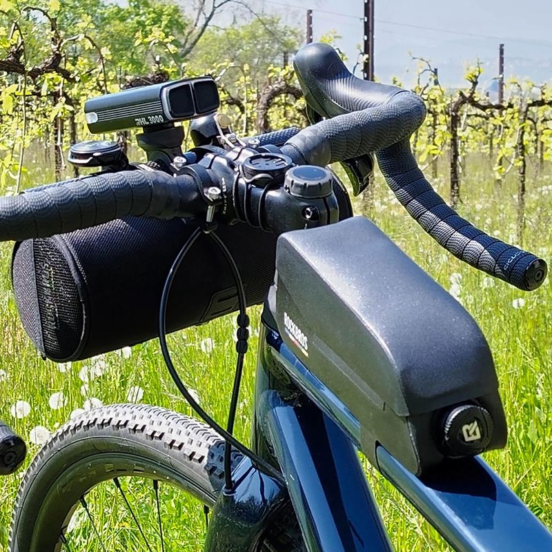 Borsa da bici per telaio Rockbros 30120123002 Road to Sky Frame Bag Magnetic L 0,9 l black 5