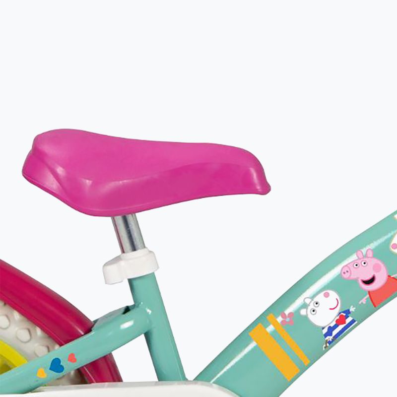 Bicicletta per bambini Toimsa 12" Peppa Pig verde 3