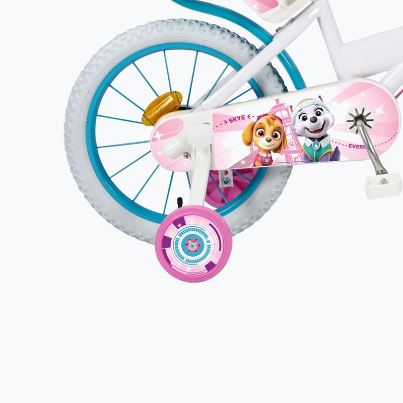 Bicicletta per bambini Toimsa 16" Paw Patrol Girl bianco 5