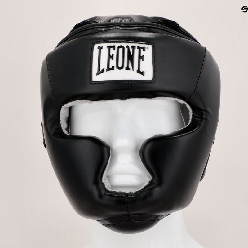 Casco da boxe per bambini LEONE 1947 Junior nero 6