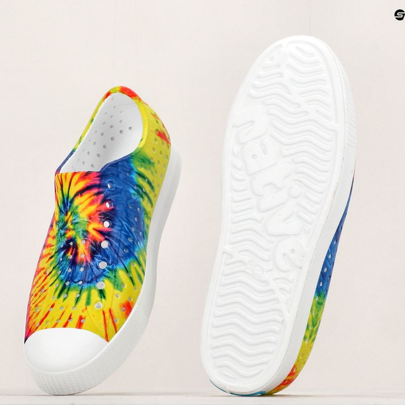 Scarpe Native NA-11100101 Jefferson Print shell white/shell white/neon multi tie dye 15
