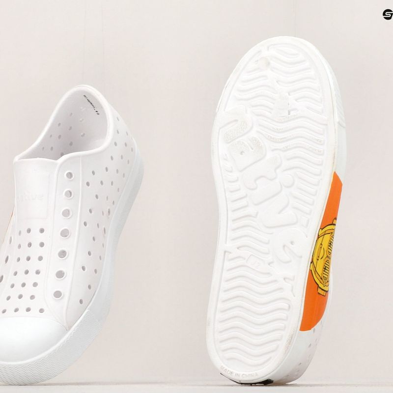 Native scarpe per bambini NA-12112602 Jefferson Block Jr shell white/shell white/droids bff 18