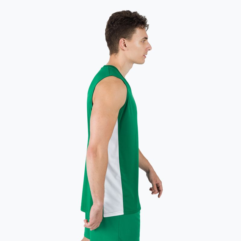 Maglia da basket da uomo Joma Cancha III verde/bianco 2