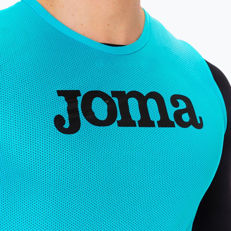 Joma Training Bib fluor turchese marcatore di calcio 6