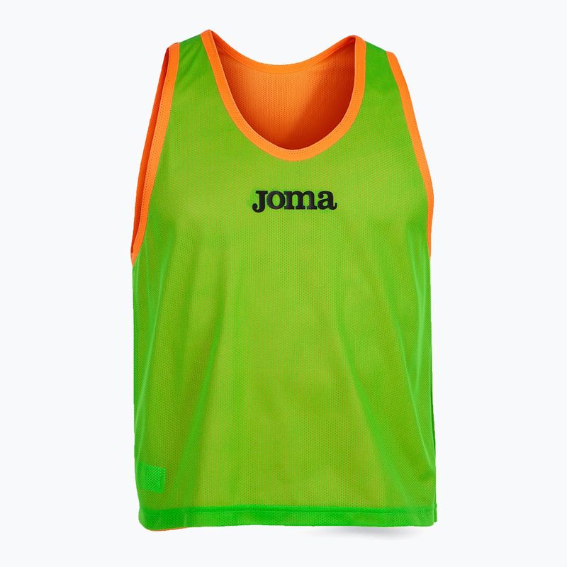 Pettorina da allenamento reversibile Joma arancione fluoro/verde fluoro marcatore di calcio 2