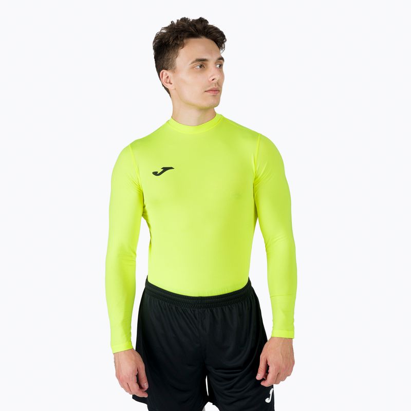 Joma Brama Academy fluor giallo manica lunga termica