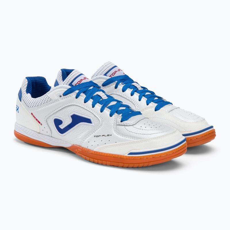 Scarpe da calcio da uomo Joma Top Flex IN bianco 4