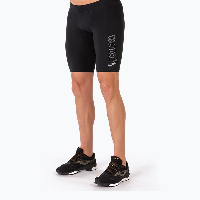 Calzamaglia corta Joma Running Night da uomo, nero 5