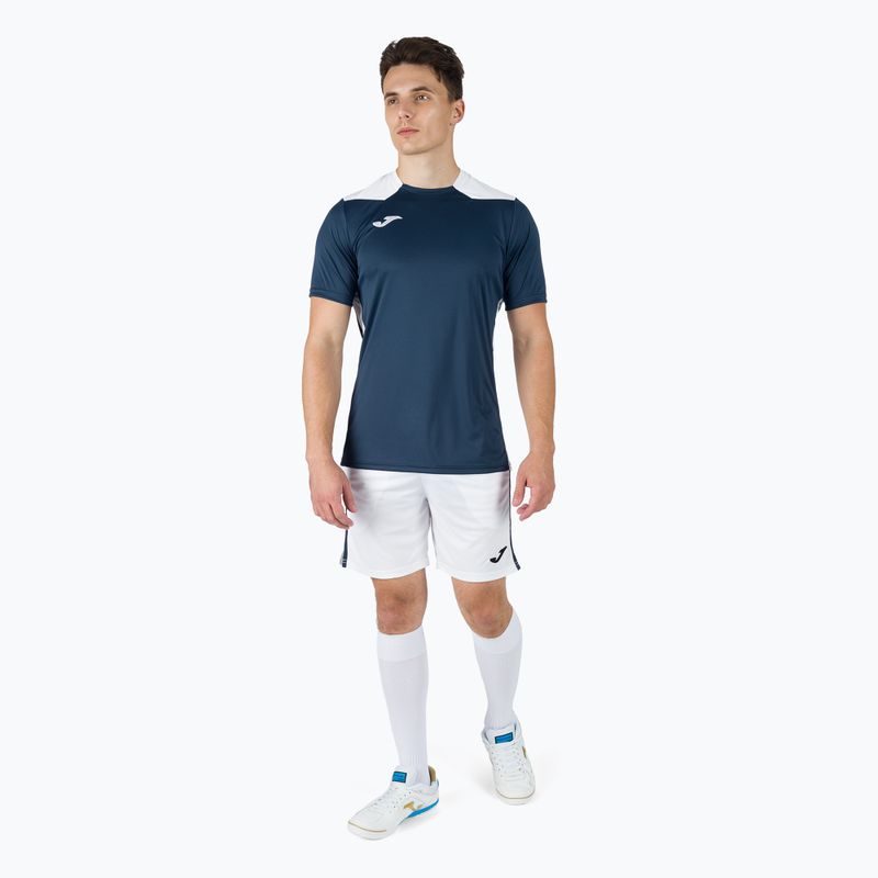 Maglia da calcio Joma Championship VI da uomo bianco/marino 5