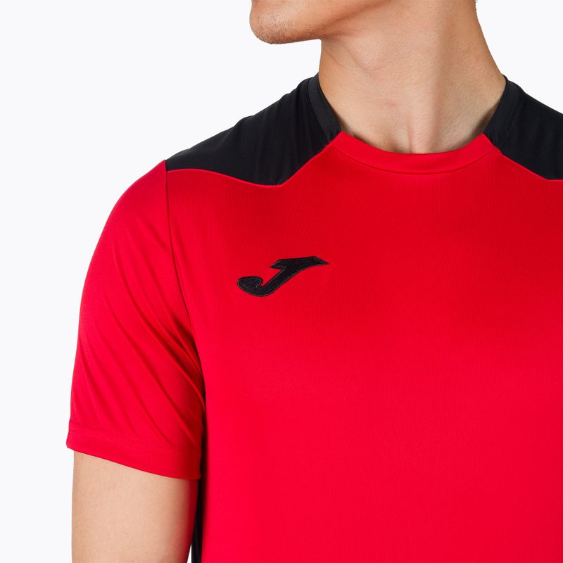 Maglia da calcio Joma Championship VI da uomo rosso/nero 4