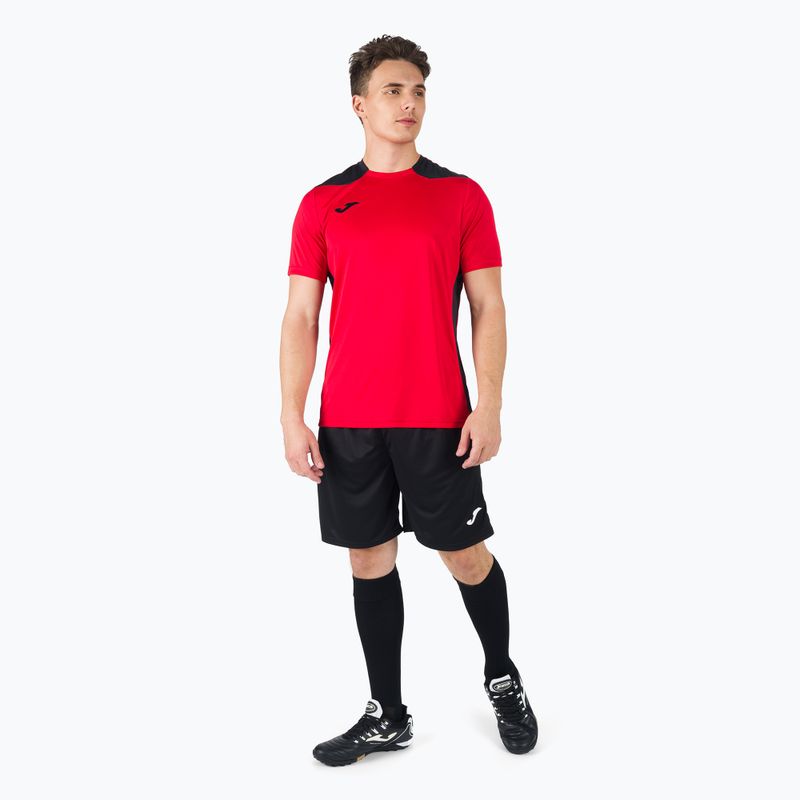 Maglia da calcio Joma Championship VI da uomo rosso/nero 5