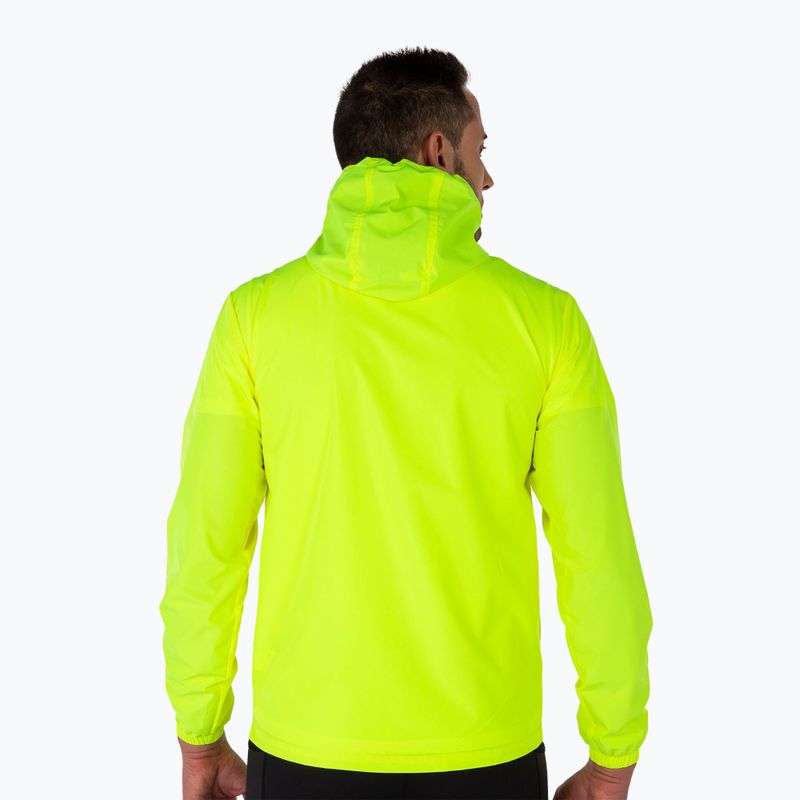 Giacca da corsa Joma Elite VIII Raincoat giallo da uomo 3