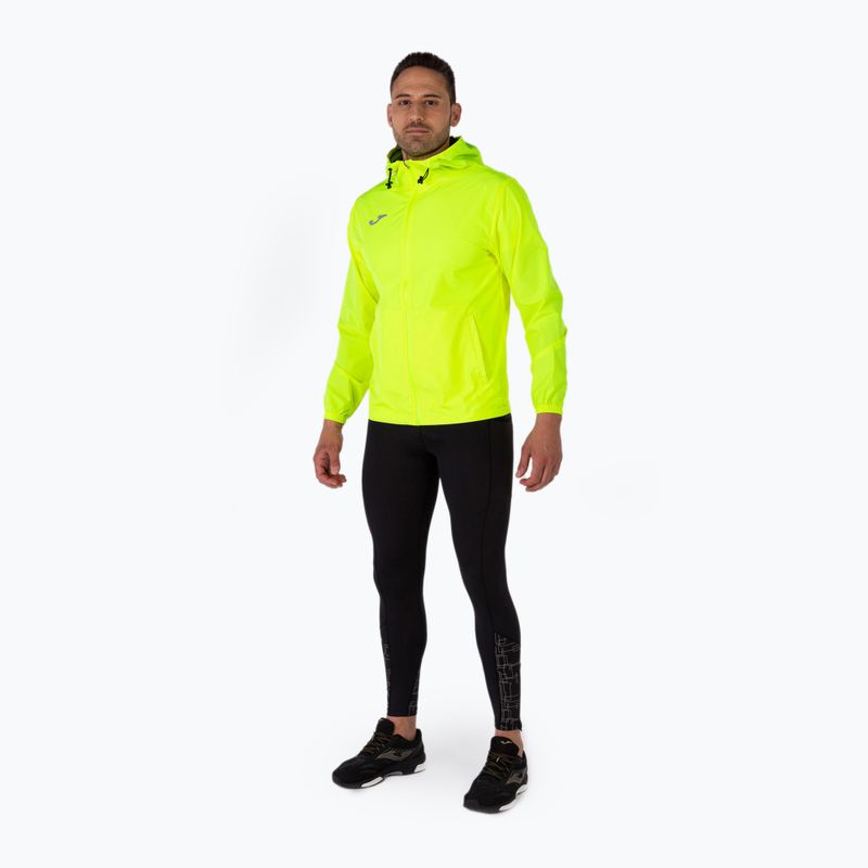 Giacca da corsa Joma Elite VIII Raincoat giallo da uomo 2
