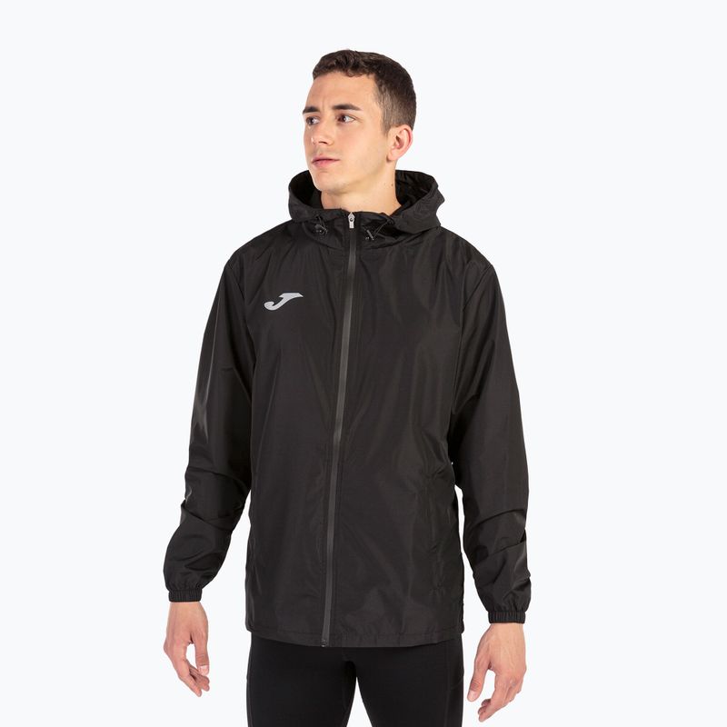 Giacca da corsa Joma Elite VIII Raincoat uomo nero 3