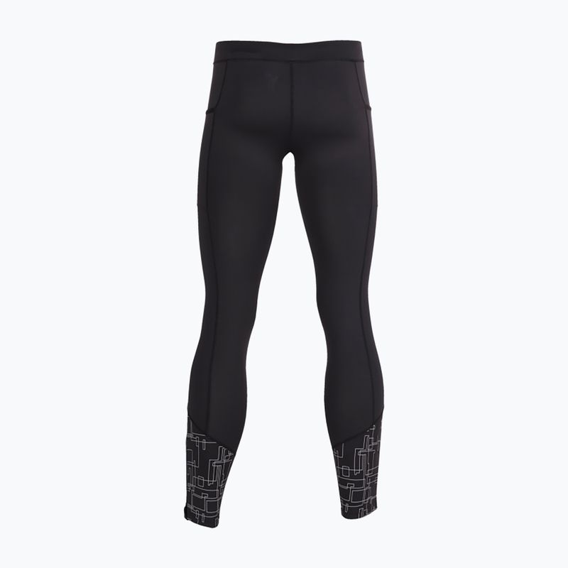 Joma Elite VIII Long Tights Uomo - Leggings da corsa nero 2