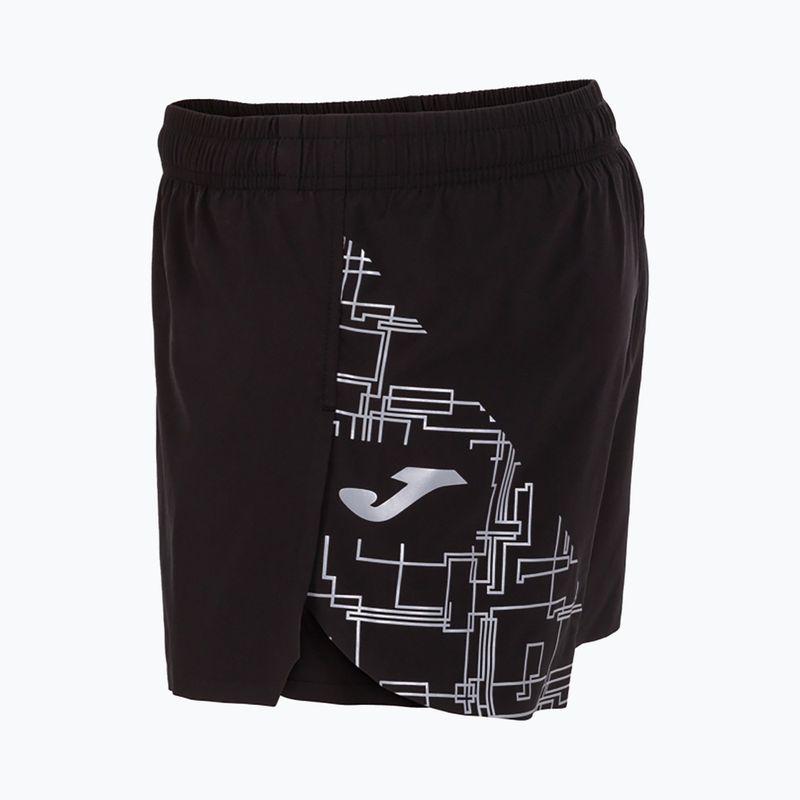 Pantaloncini da corsa Joma Elite VIII da uomo, nero 3