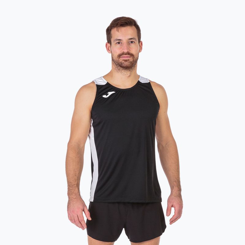 Canotta Joma Record II Uomo nero/bianco 2